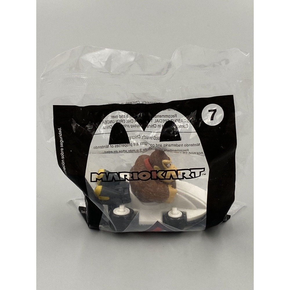 McDonald's Happy Meal Toy 2022 Mario Kart #7 Donkey Kong Mariokart Figure SEALED